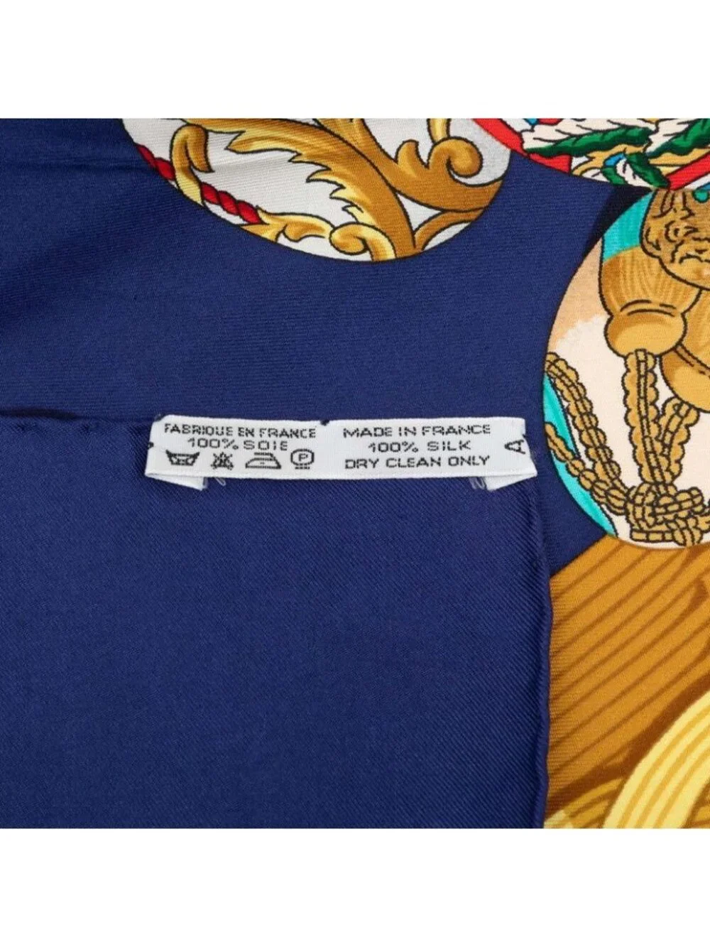 Hermes Carre 90 Couvee D'hermes Egg Scarf Navy Multicolor Silk